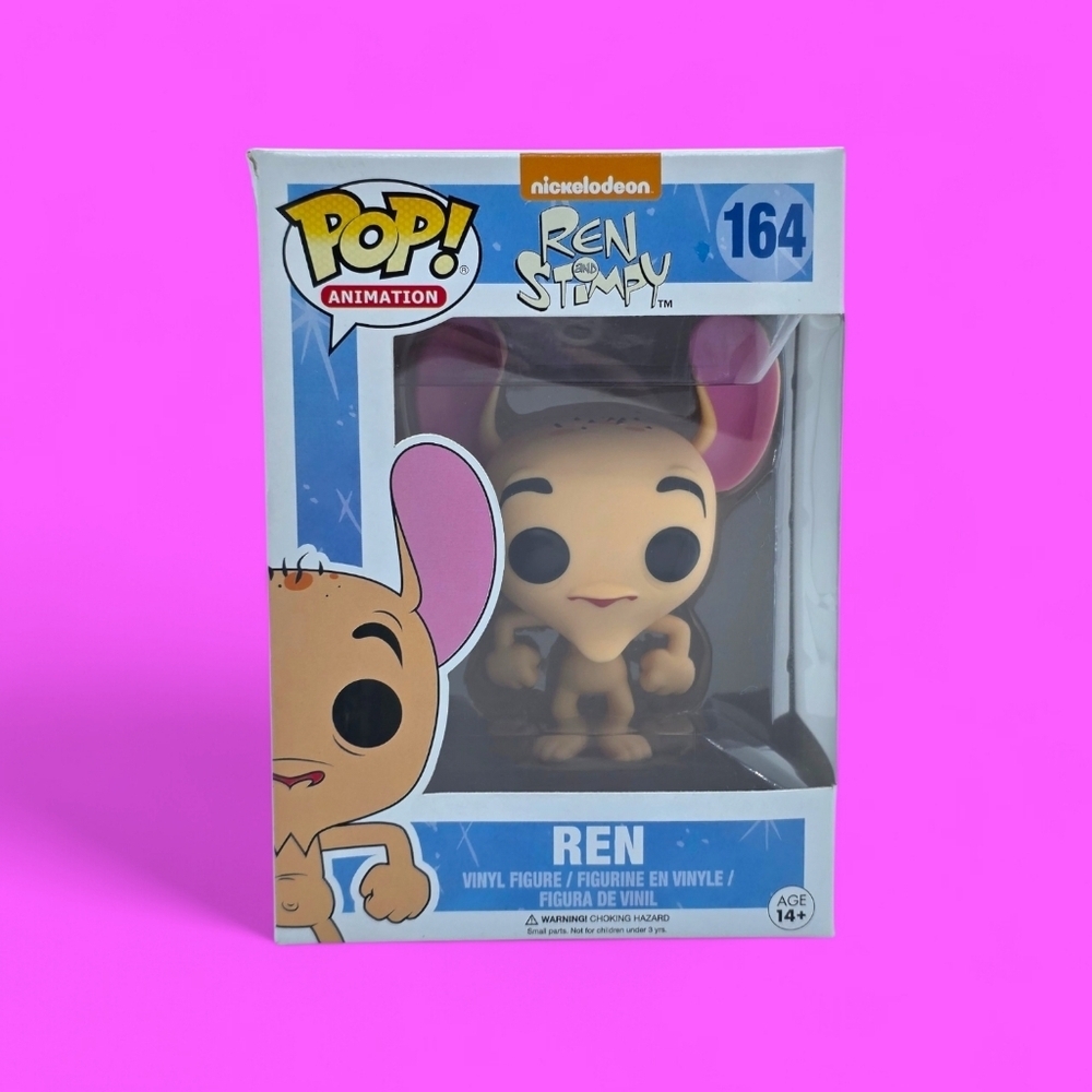 Funko POP! Ren and Stimpy Ren #164 Dog Vinyl Figure